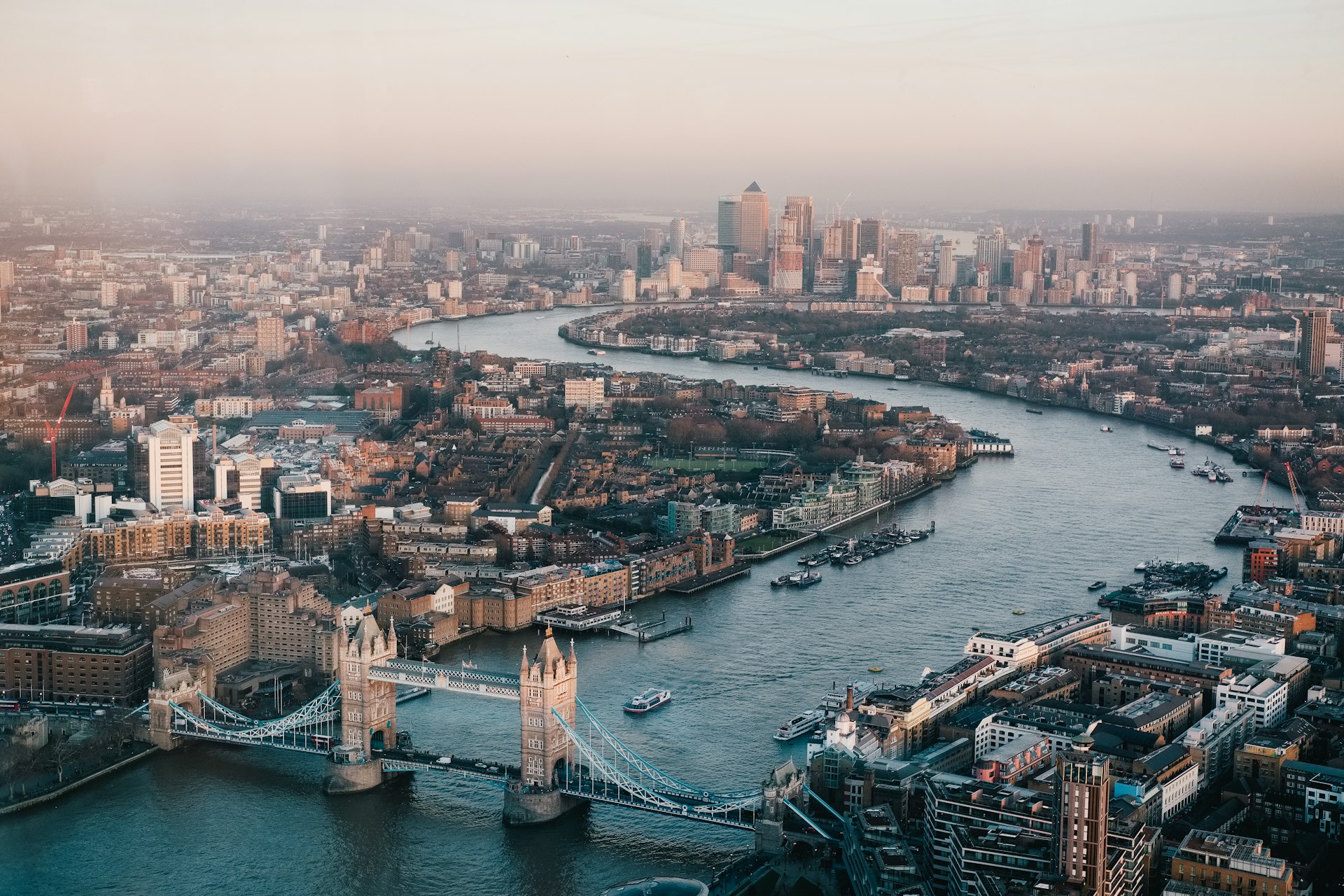 London Skyline and Tower Bridge